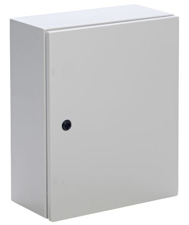 Contactum Caja De Pared De Acero Galvanizado Gris, Con Placa De Montaje, 400 X 400 X 200mm, IP66