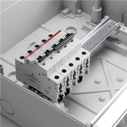 ABB 塑料强电箱, Mistral65系列, 8路, 63A, IP65, 232 x 155 x 250mm