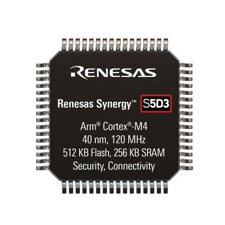 Renesas Electronics Mikrocontroller S5D3 ARM Cortex M4 32bit SMD 512 KB LQFP 100-Pin 120MHz 256 KB RAM USB