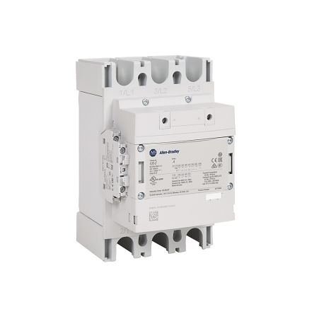 Allen Bradley 100-E Leistungsschütz / 100 → 250 V Dc Spule, 3 -polig 1 Schließer, 1 Öffner, 400 V Ac / 305 A,