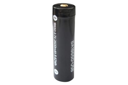 Nightsearcher 可充电 锂离子 手电筒电池, 2.6AH 电容量, 适用于 HT800RX 头灯、光波头灯、Navigator-620R 手电筒、UV365 手电筒、Zoom-1000R 手电筒