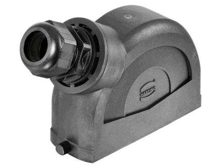 HARTING Han-Eco B Series Heavy Duty Power Connector Hood, M32 Thread, Side Entry Han-Eco Range