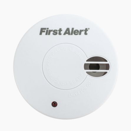 First Alert SA300UKX5 Detector de Humo Alarma de incendio con botón Hush /& 9V Batería