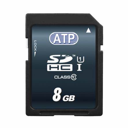 ATP S600Sc SDHC SD-Karte 8 GB Class 10, UHS-1 U1 Industrieausführung, MLC