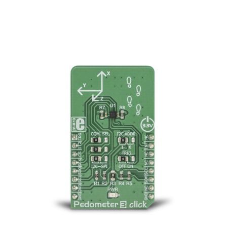 MikroElektronika I2C, SPI Pedometer 3 Click - MIKROE-3259