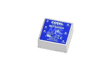 Cosel MGFS40 DC-DC Converter, 5V Dc/ 6A Output, 4.5 → 13 V Dc Input, 30W, PCB Mount, +85°C Max Temp -40°C Min