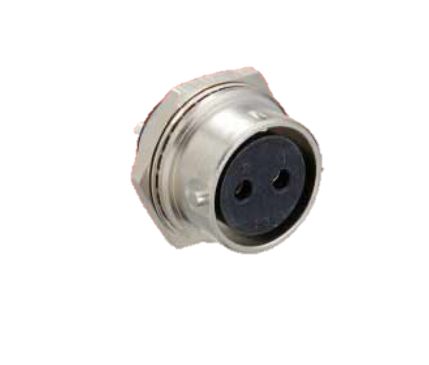 Hirose Conector Circular Hembra Serie RM De 4 Vías Hembra, Tamaño Carcasa 15, Montaje En Panel