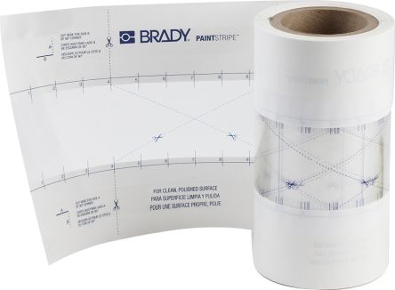 Brady Cinta De Marcado De Suelos Adhesiva, 76.2mm X 30.5m