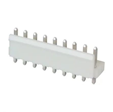 JST VH Leiterplatten-Stiftleiste Eingang Oben, 9-polig / 1-reihig, Raster 3.96mm, Kabel-Platine, Crimp-Anschluss,