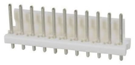 JST VH Leiterplatten-Stiftleiste Eingang Oben, 11-polig / 1-reihig, Raster 3.96mm, Kabel-Platine, Crimp-Anschluss,