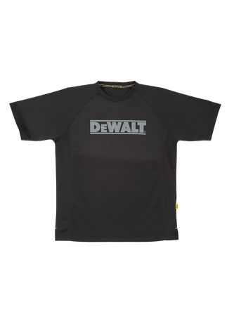DeWALT T-shirt Manches Courtes Noir PWS, Polyester