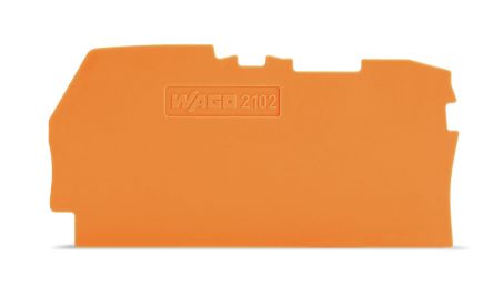 Wago TOPJOB S, 2102 End- Und Zwischenplatte Für Klemmenblöcke Der Serie 2102, IECEx