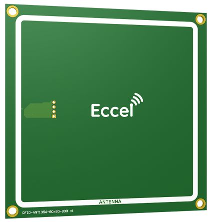 Eccel Technology Ltd Antenne RFID RFID-ANT1356-80x80-800 V1 CMS PCB High Frequency RFID RFID-ANT
