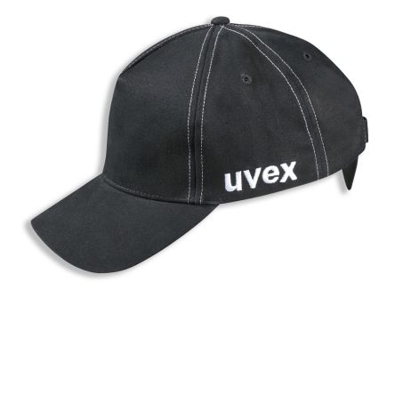 Uvex Anstoßkappe Schwarz,, Mat. Innen ABS, Außenmaterial ABS, Mit Schweißband