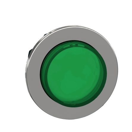 Schneider Electric Green Pilot Light Head, Round