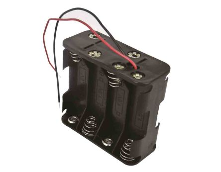 RS PRO Batteriehalter Mit Drahtanschluss Für 8 X AA Batterien
