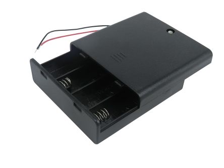 RS PRO Batteriehalter Mit Drahtanschluss Für 4 X AA Batterien