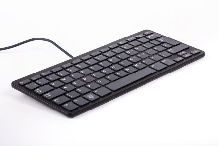 Raspberry Pi Black, Grey QWERTY (Italy) Keyboard