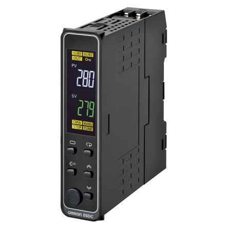 Omron E5DC PID Temperaturregler DIN-Hutschiene, 2 X Spannung Ausgang/ Universell Eingang, 24 V Ac/dc, 22.5mm