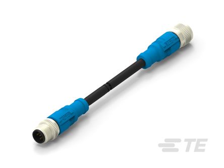 TE Connectivity Câble D'actionneur, M12 Femelle, Mâle Vers M12, 500mm