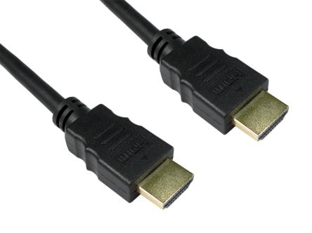 RS PRO HDMI-Kabel A HDMI Stecker B HDMI Stecker 4K Max., 7m, Schwarz