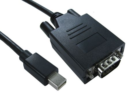 RS PRO DisplayPort-Kabel A Stecker DP (DisplayPort) Mini B VGA - Stecker, 3m 1080p Max. PVC