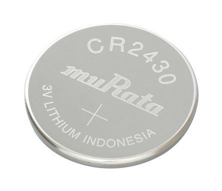 Murata Pile Bouton CR2430, 3V, 24.5mm
