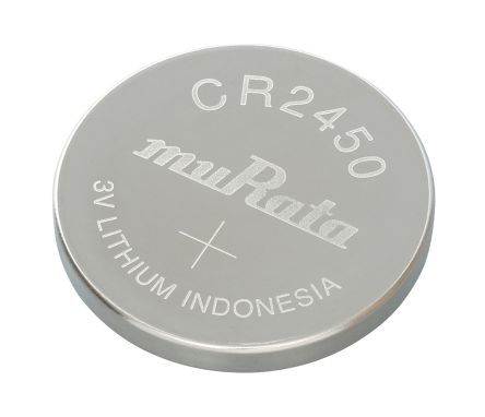 Murata CR2450 Knopfzelle Ø 24.5mm, 3V