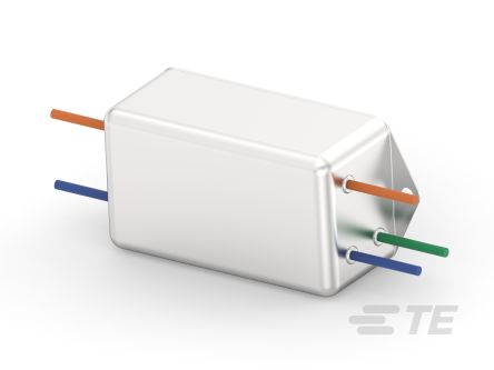 TE Connectivity Corcom EP Netzfilter, 250 V Ac, 7A, Drahtanschluss, Drahtanschluss, 1-phasig / 50/60Hz
