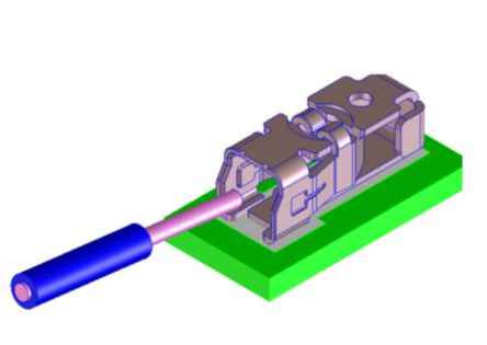 Molex Conector Hembra Para PCB Ángulo De 90° 203863, De 1 Vía En 1 Fila, 300 V, 12A, Montaje Superficial, Para Soldar