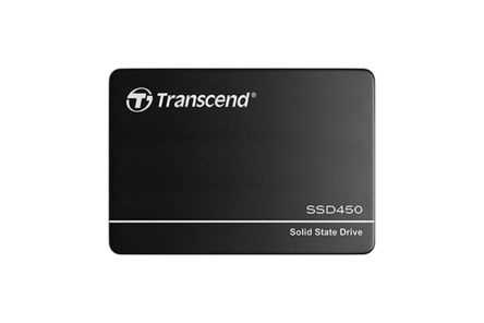 Transcend SSD450K, 2,5 Zoll Intern HDD-Festplatte SATA III Industrieausführung, MLC, 256 GB, SSD