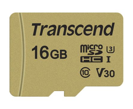 Transcend MicroSD Micro SD Karte 16 GB Class 10, MLC