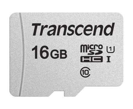 Transcend Micro SD, 16 GB, Scheda MicroSD