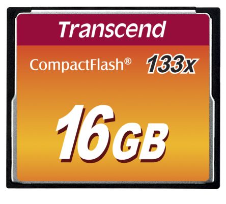 Transcend Speicherkarte, 16 GB, CompactFlash, MLC