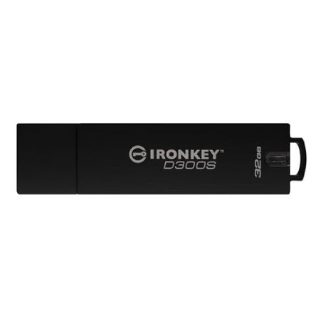 Kingston, USB-Stick, 32 GB, USB 3.1, AES-256, IronKey D300, 140-2 Level 3