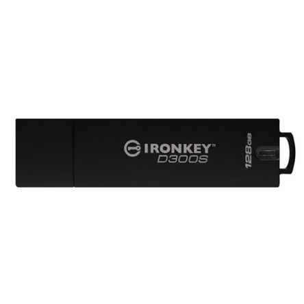 Kingston, USB-Stick, 128 GB, USB 3.1, AES-256, IronKey D300, 140-2 Level 3