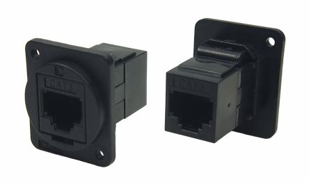RS PRO -Connecteurs XLR Femelle 6 Voies Montage Panneau, Placage Or Sur Nickel