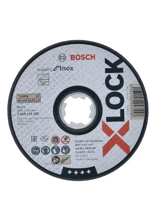 Bosch Aluminiumoxid Trennscheibe Ø 125mm / Stärke 1.6mm, Korngröße P60