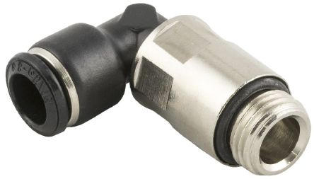 RS PRO 55000 Series Push-in Fitting, M5 Male To Push In 6 Mm, Threaded-to-Tube Connection Style