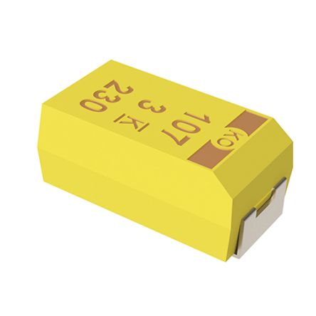 KEMET Condensador De Polímero T543_COTS, 33μF ±10%, 50V Dc, Montaje En Superficie, Dim. 7.3 X 4.3 X 4mm, Encapsulado