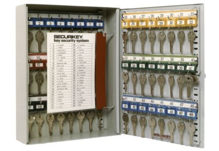 Securikey Schlüsselschrank Für 48 Schlüssel Stahl Wandmontage