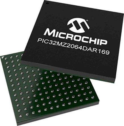 Microchip Microcontrôleur, 32bit, 640 KB RAM, 2048 Ko, 200MHz, LFBGA 169, Série PIC32MZ