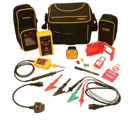 Martindale TB118KIT1 Voltage Indicator & Proving Unit Kit <3.5mA 600V Ac/dc, Kit Contents 8mm Clip Locked Out Tag,