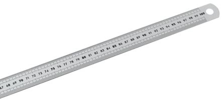 Facom Edelstahl Maßstab, Metrisch 1m X 30mm