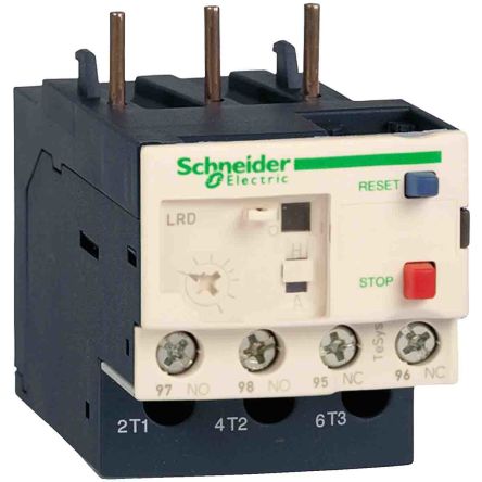 Schneider Electric Relais De Surcharge Thermique LR3D, 6 A, Vin 690 V C.a.
