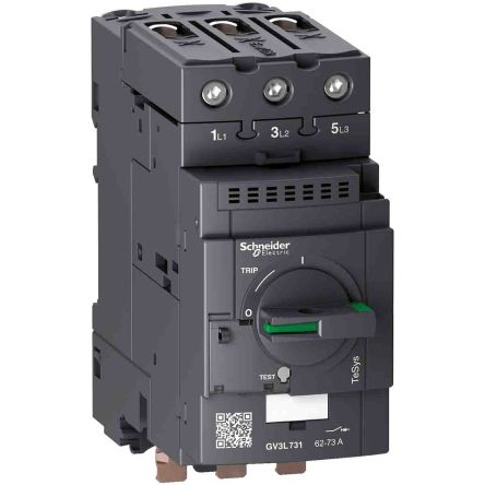 Schneider Electric GV3L Thermischer Überlastschalter / Thermischer Geräteschutzschalter, 3-polig, TeSys, 73A, 690V Ac