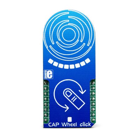 MikroElektronika IQS333 Cap Wheel Click Entwicklungskit, Kapazitiv-Berührungssensor