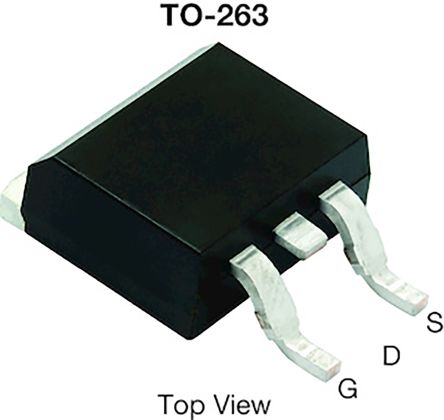 Vishay SQM40041EL_GE3 N-Kanal, SMD MOSFET 40 V / 120 A 157 W, 3-Pin D2PAK (TO-263)