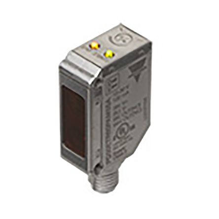 Carlo Gavazzi PD30 Miniatur Optischer Sensor, Durchgangsstrahl, Bereich 15 M, PNP Schließer/Öffner Ausgang, 4-poliger