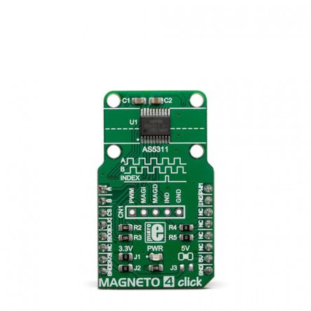 MikroElektronika AS5311 Magneto 4 Click Entwicklungskit Für Mehrpoliger Magnetstreifen Oder -ring
